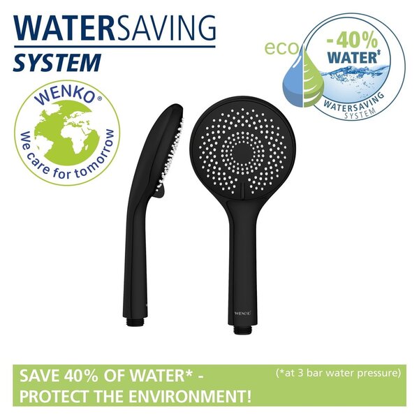 Soffione doccia ø 11 cm Water Saving - Wenko