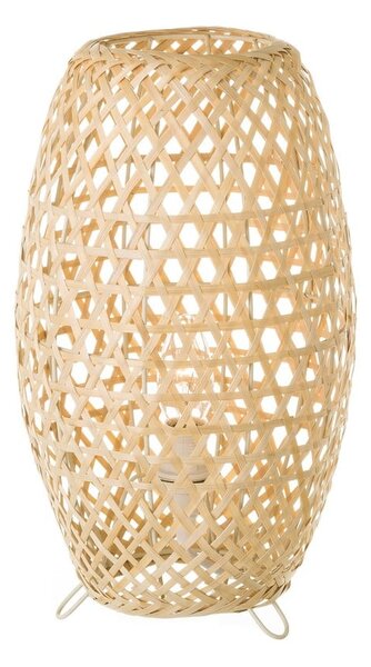 Lampada da tavolo in colore naturale con paralume in bambù (altezza 36 cm) Natural Way - Casa Selección