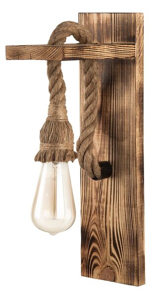 Lampada da parete in colore naturale Woody - Squid Lighting