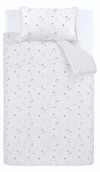 Biancheria da letto in cotone per bambini 200x135 cm Stars - Bianca