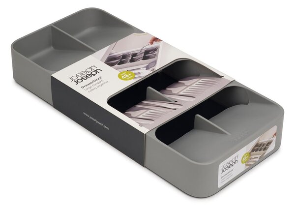 Organizzatore di posate grigio DrawerStore™ - Joseph Joseph