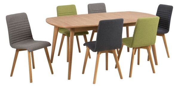 Set di 2 sedie da pranzo grigio antracite Arosa - Actona