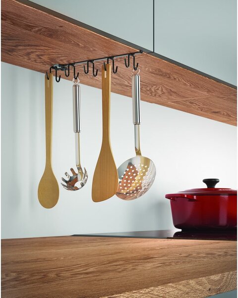 Barra appendiabiti in acciaio per cucina Myhooks - Metaltex