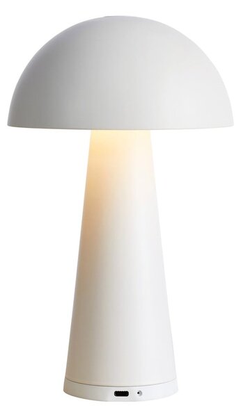 Lampada da tavolo a LED bianca (altezza 26,5 cm) Fungi - Markslöjd