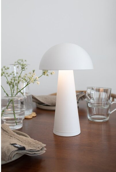 Lampada da tavolo a LED bianca (altezza 26,5 cm) Fungi - Markslöjd