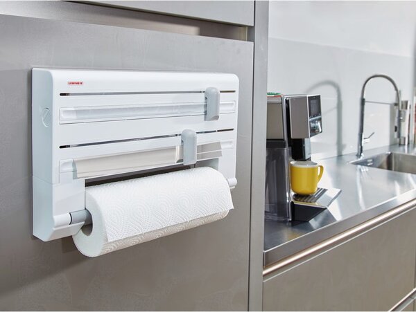 Supporto a parete per rotoli da cucina e fogli per alimenti Parat - LEIFHEIT