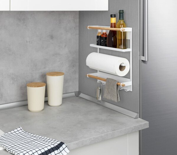 Organizzatore da parete bianco per la cucina Magna - Wenko