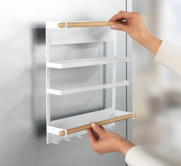 Organizzatore da parete bianco per la cucina Magna - Wenko