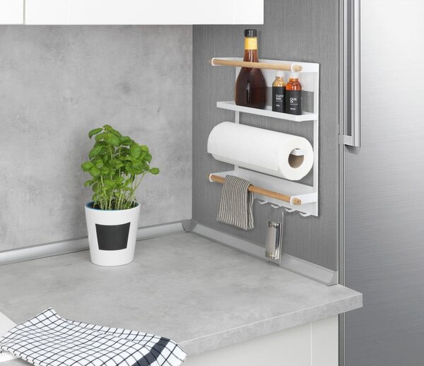 Organizzatore da parete bianco per la cucina Magna - Wenko