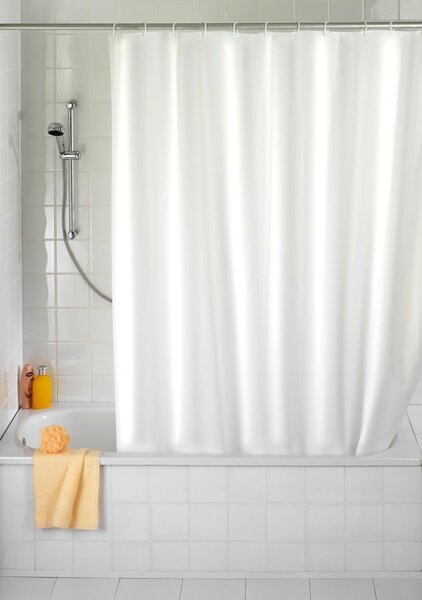 Tenda da doccia lavabile Bianco, 120 x 200 cm - Wenko