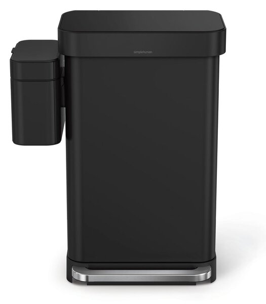 Contenitore per rifiuti compostabili nero opaco 4 l - simplehuman