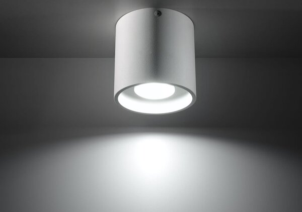 Apparecchio da soffitto bianco Roda - Sollux