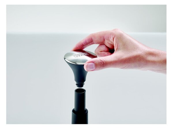 Portasciugamani da cucina nero Push'n´Tear Push&Tear™ - Joseph Joseph