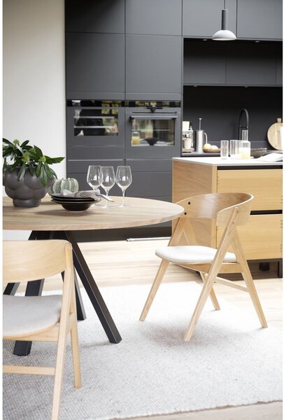 Set di 2 sedie da pranzo in colore naturale Waterton - Rowico