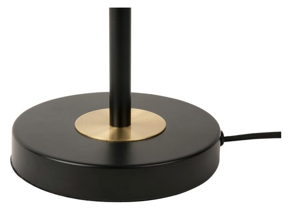 Lampada da tavolo nera con paralume in metallo (altezza 40 cm) Gold Disc - Leitmotiv