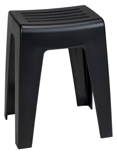 Sgabello da doccia nero Kumba - Wenko