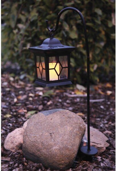 Lanterna solare da giardino a LED, altezza 14,5 cm Milan - Star Trading