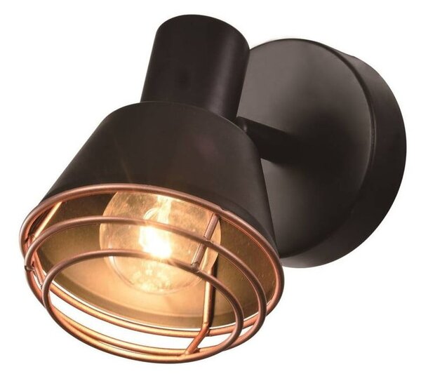 Lampada da parete in metallo nero Neria - Candellux Lighting