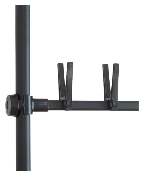 Scarpiera nera in metallo telescopica Herkules - Wenko