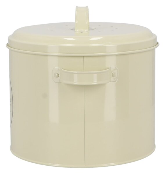Contenitore per rifiuti compostabili bianco 6,3 l Vintage - Esschert Design