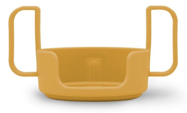 Manico giallo senape per tazza per bambini - Design Letters