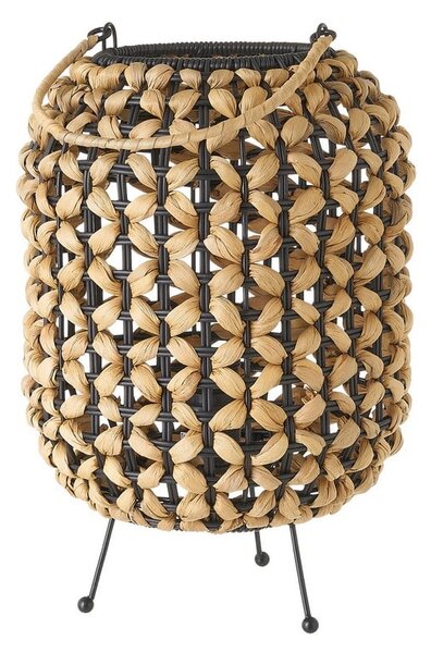 Lampada da tavolo nera naturale (altezza 30 cm) - Casa Selección