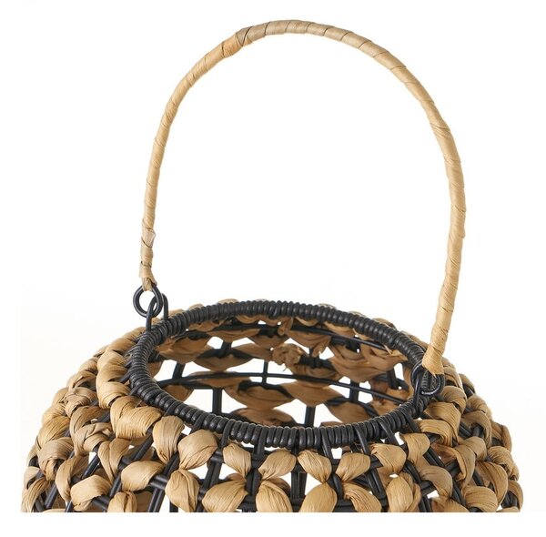 Lampada da tavolo nera naturale (altezza 30 cm) - Casa Selección