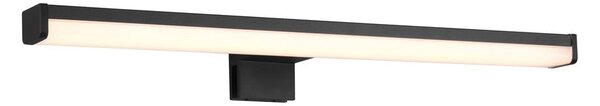 Lampada da parete LED nera opaca Lino – Trio
