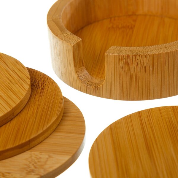 Set di sottobicchieri marroni in bambù 4 pz – Casa Selección