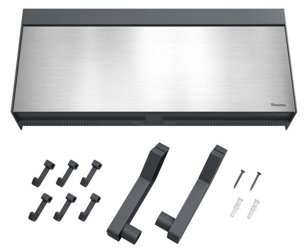 Porta rotolo e pellicole da appendere per cucina Tango Inox - Metaltex