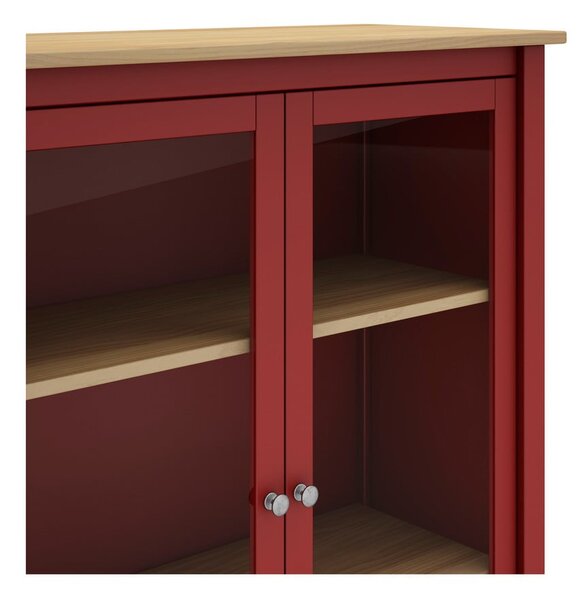 Vetrina in legno di pino rosso/naturale 90x110 cm Misti - Marckeric