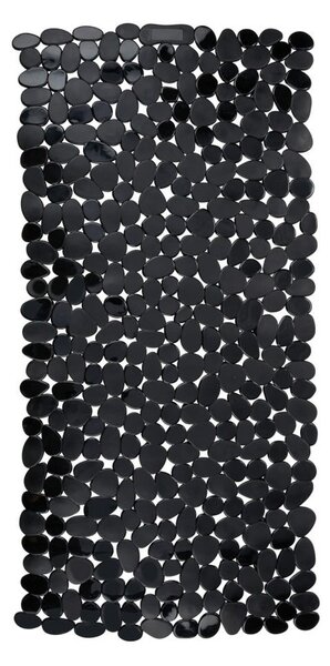 Tappeto da bagno antiscivolo nero, 71 x 36 cm Paradise - Wenko