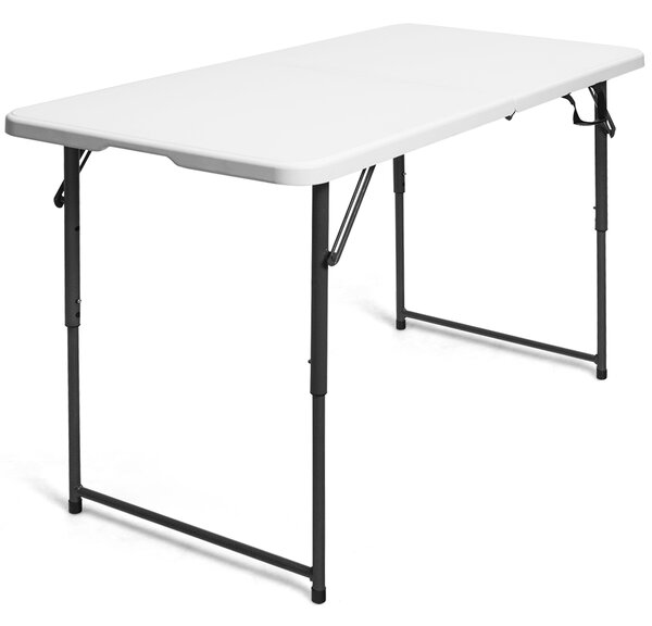 Costway Tavolo pieghevole multiuso con 3 altezze regolabili, Tavolo multiuso design con chiusura