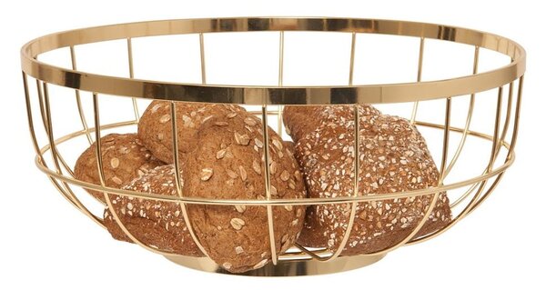 Fruttiera Present Time Gold Open Grid - PT LIVING