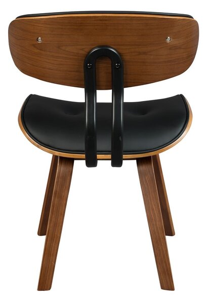 Sedia Wallnut nera Blackwood - Dutchbone