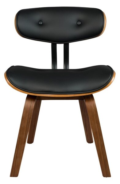 Sedia Wallnut nera Blackwood - Dutchbone