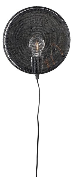 Lampada da parete nera Lea - White Label