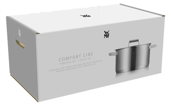 Set di pentole in acciaio inox 9 pezzi Comfort Line - WMF