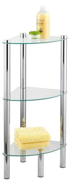 Scaffale ad angolo con 3 scomparti Angolo Yago - Wenko