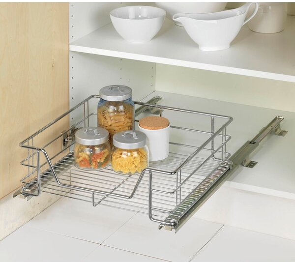 Ripiano estraibile in acciaio inox Slide, 51 x 40 cm - Maximex