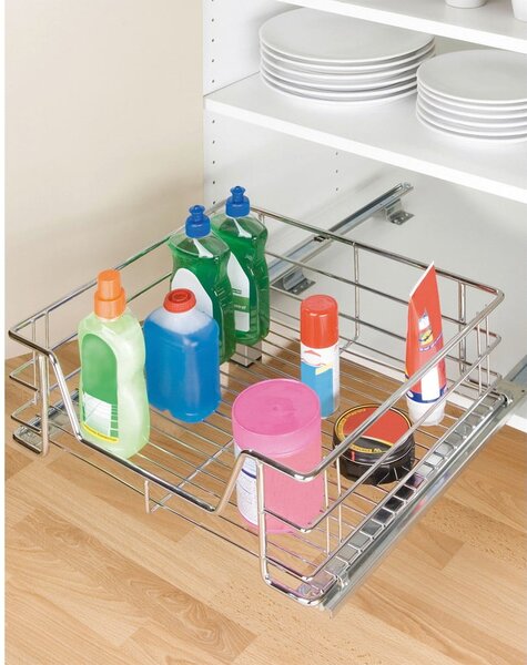 Ripiano estraibile in acciaio inox Slide, 51 x 40 cm - Maximex