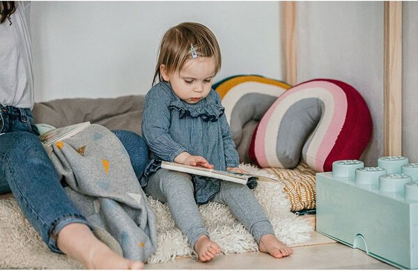 Cuscino per bambini in cotone, 40 x 30 cm Alma - Kindsgut
