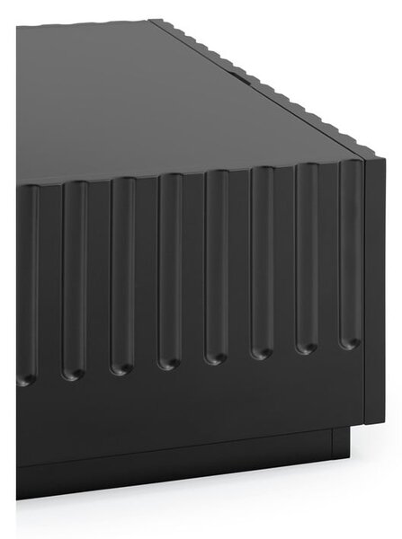 Tavolino nero con 2 cassetti Doric - Teulat