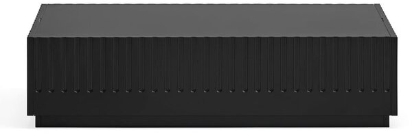 Tavolino nero con 2 cassetti Doric - Teulat