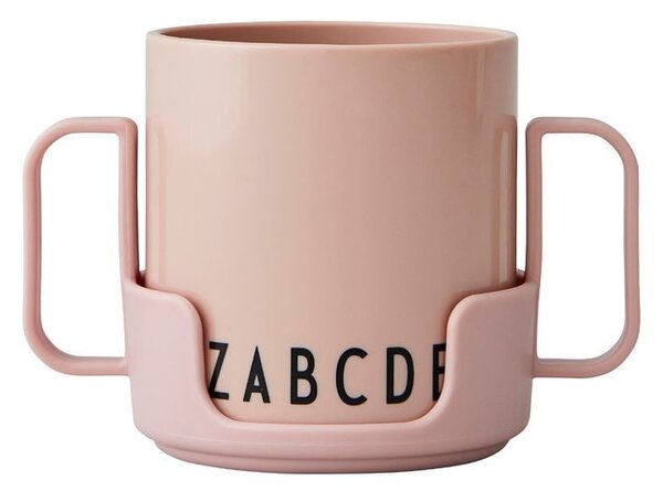 Tazza per bambini rosa Eat & Learn - Design Letters
