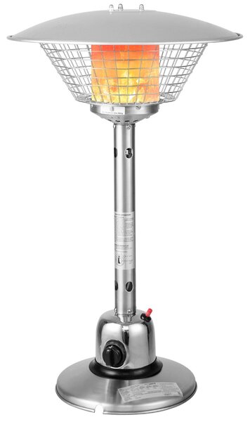 Costway Riscaldatore per giardino a gas propano con protezione antigoccia e antiraffreddamento, Riscaldatore da 4000W