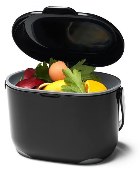Contenitore nero per rifiuti compostabili 2,5 l - Addis