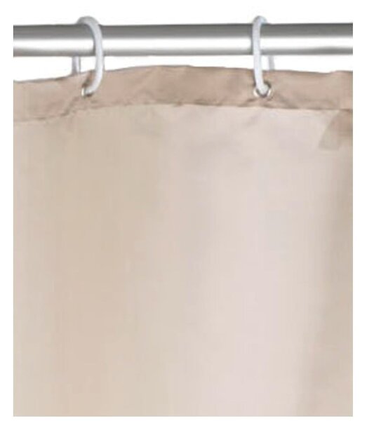 Tenda da doccia beige con finitura antimuffa , 180 x 200 cm - Wenko