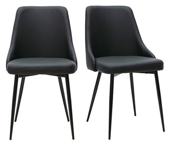 Sedie di design nere (lotto di 2) CULT