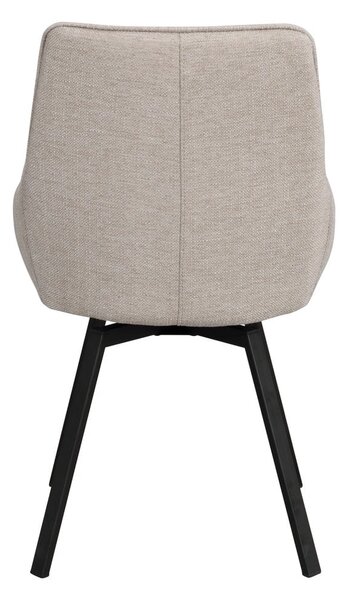 Sedia girevole beige Alison - Rowico